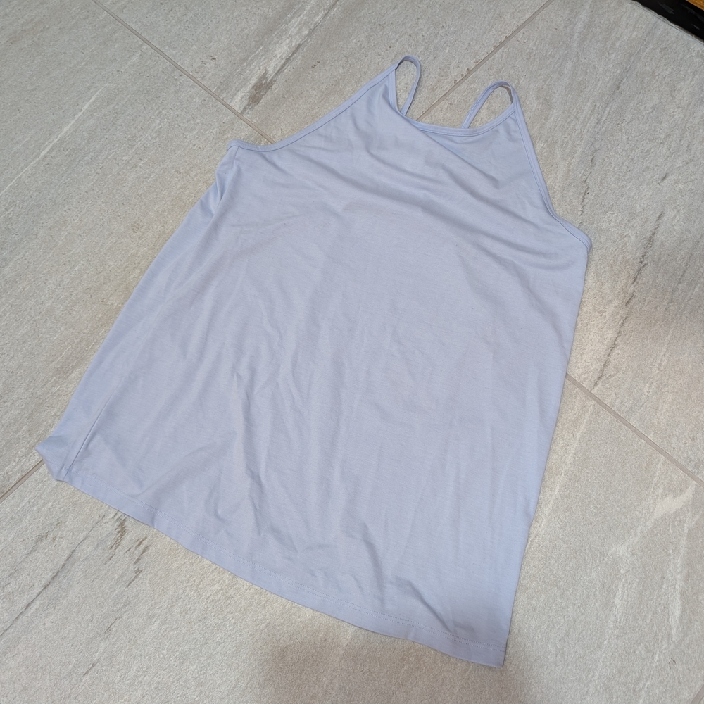 Athleta Light Blue Flowy Camisole Tank Top